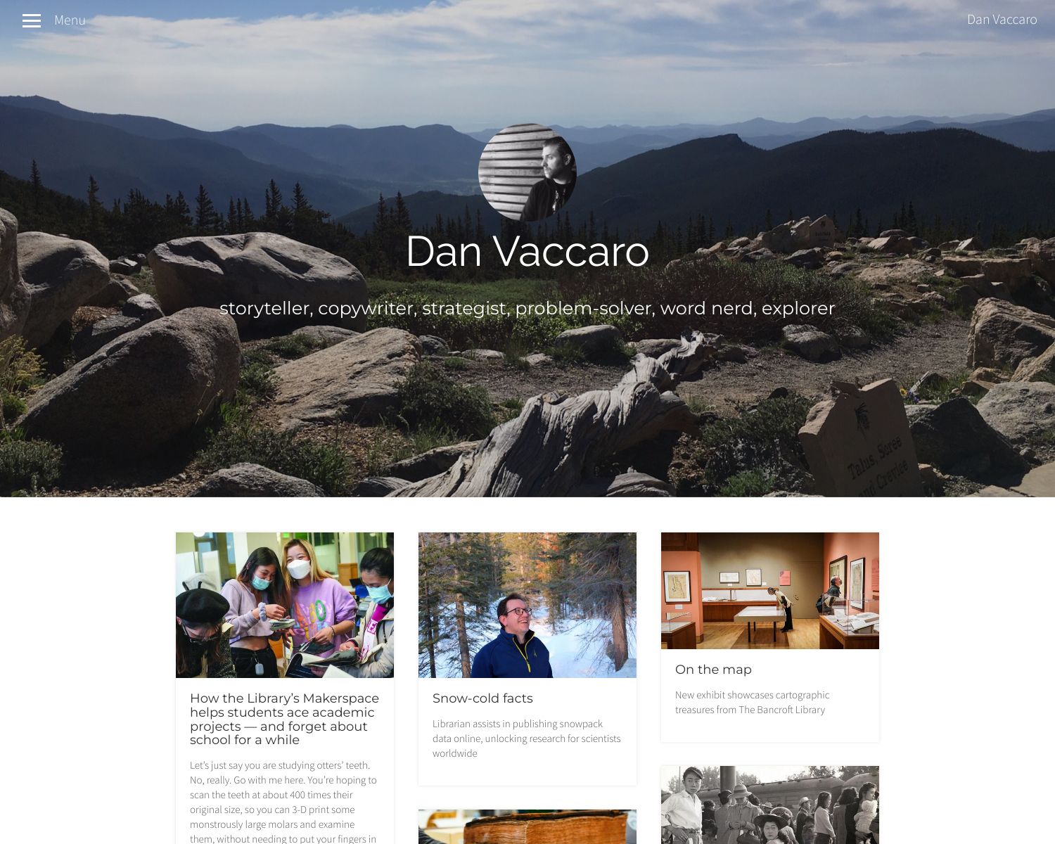 Dan Vaccaro's Portfolio