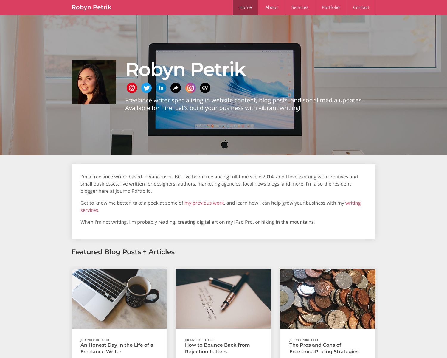 Robyn Petrik Home Page