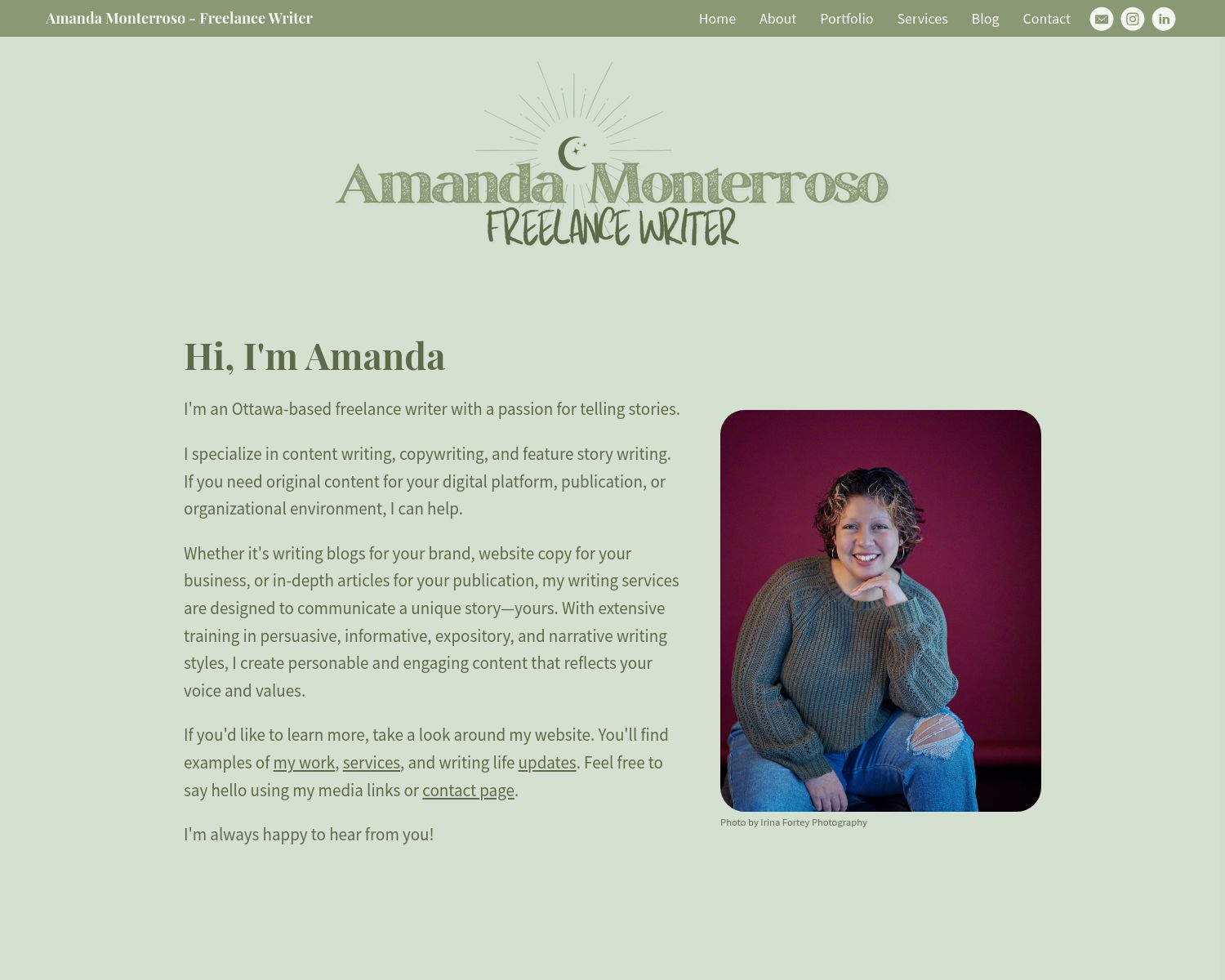 Amanda Monterroso Portfolio Example