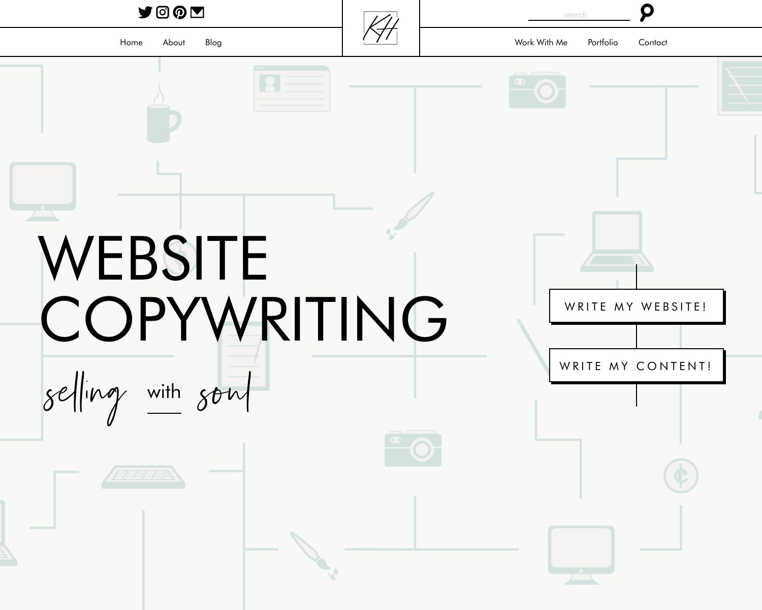 Writing Website Example