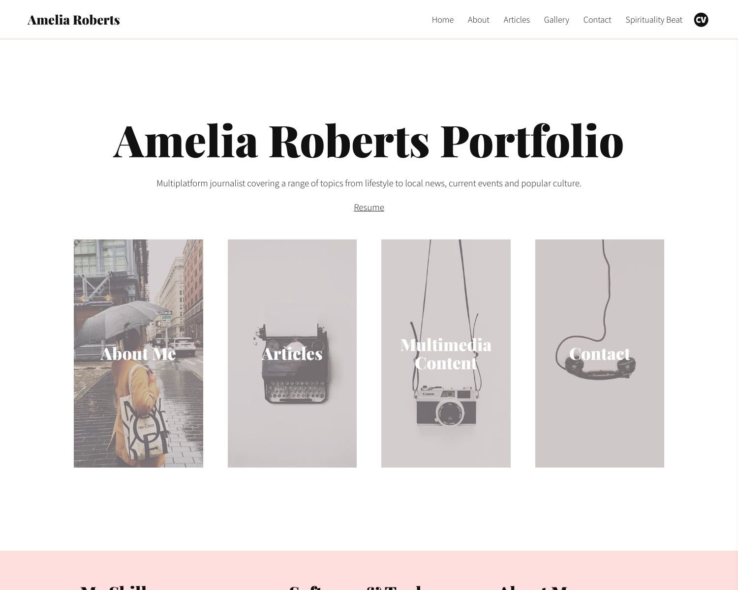 Amelia Roberts Portfolio