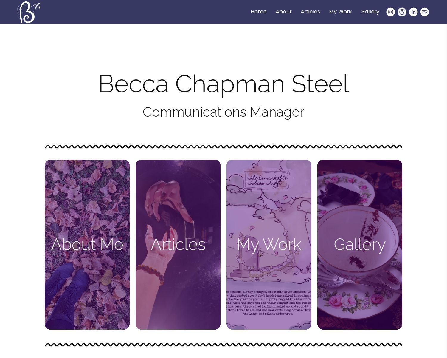 Becca Chapman Steel Portfolio