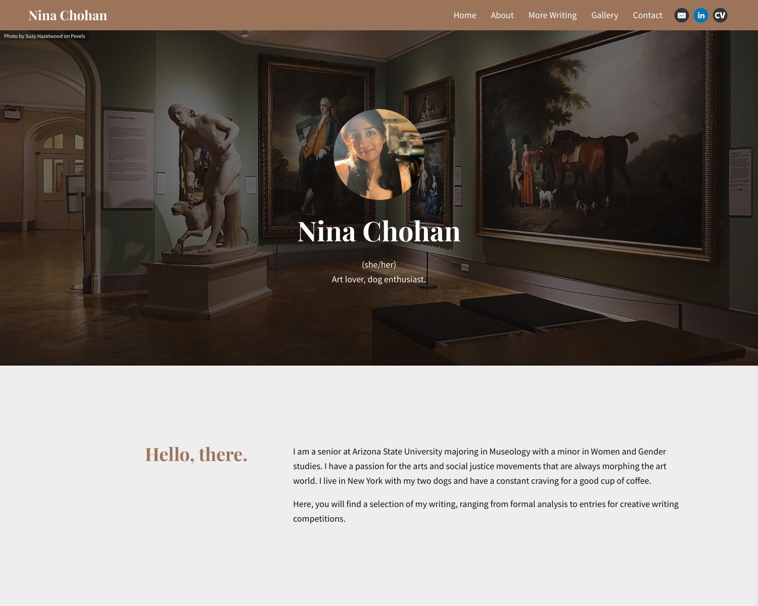 Nina Chohan Portfolio