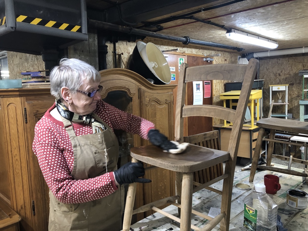 Upcycling centre in Hackney