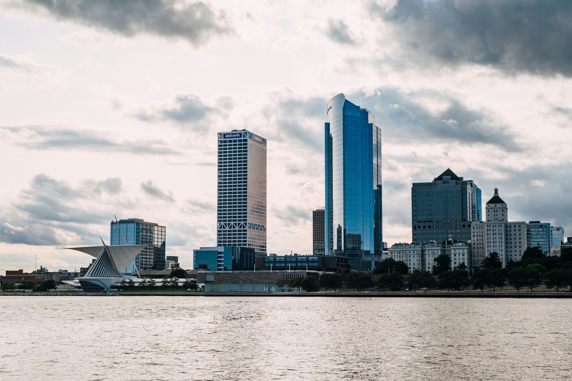 Milwaukee skyline from Lake Michigan