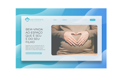 Criação logo e UI/UX  do site Maternal