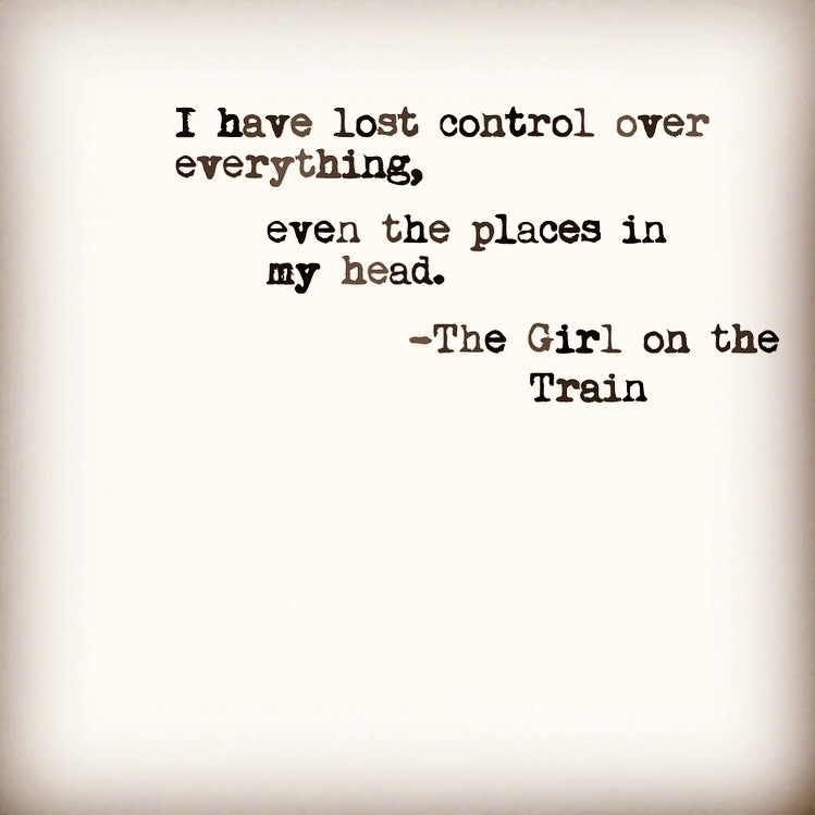 The Girl on the Train Quote