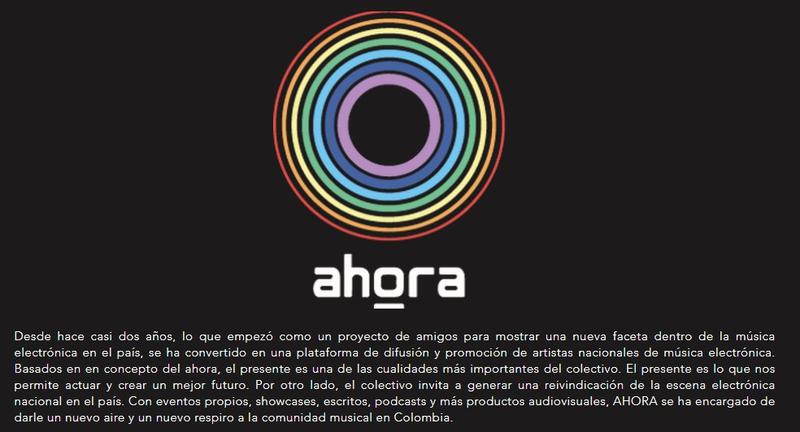 AHORA colectivo música electronica AHORA colectivo música electronica