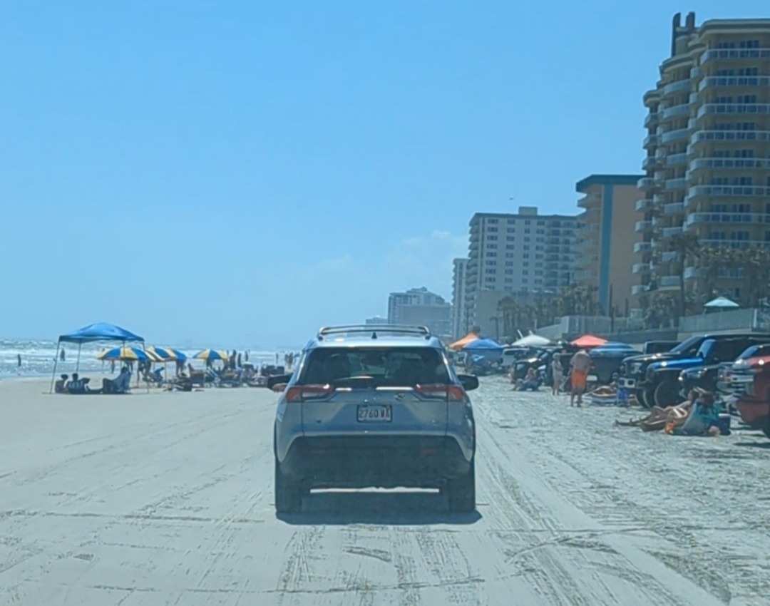 Driving on Daytona Beach, Florida Driving on Daytona Beach, Florida