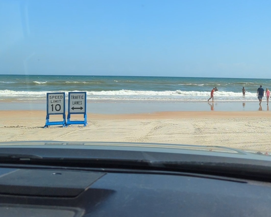 Traffic signs on Daytona Beach Traffic signs on Daytona Beach