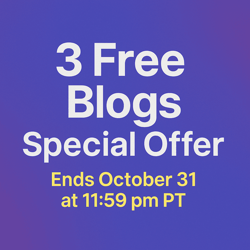 3 Free Blogs