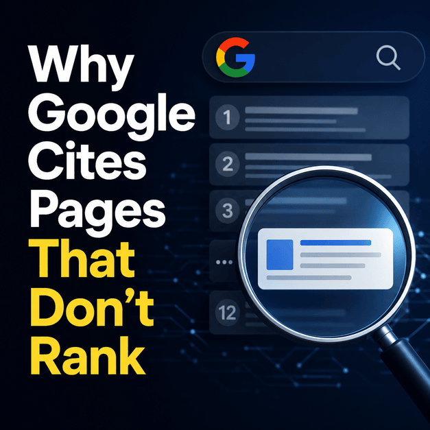 Why Google Cites Pages That Don't Rank Why Google Cites Pages That Don't Rank