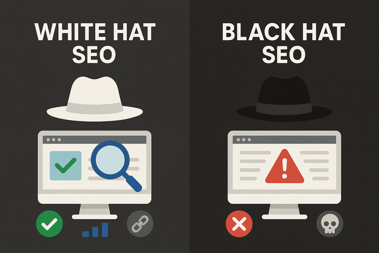 What Is White SEO vs. Black Hat SEO in 2025? What Is White SEO vs. Black Hat SEO in 2025?