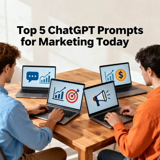 Top 5 ChatGPT Prompts for Marketing Today