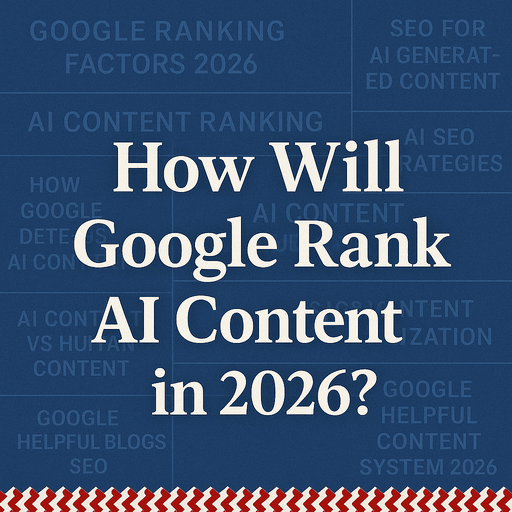 How Will Google Rank AI Content in 2026? How Will Google Rank AI Content in 2026?
