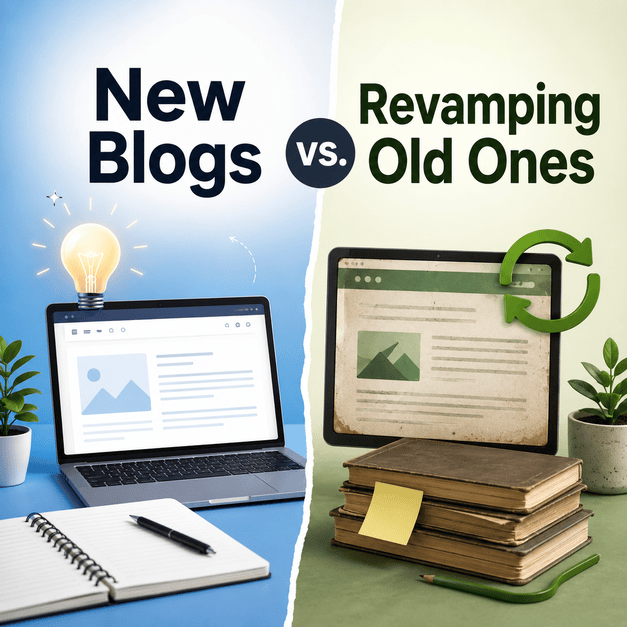 New Blogs vs Revamping Old Ones New Blogs vs Revamping Old Ones