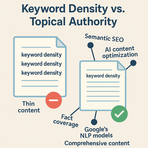 Keyword Density vs. Topical Authority