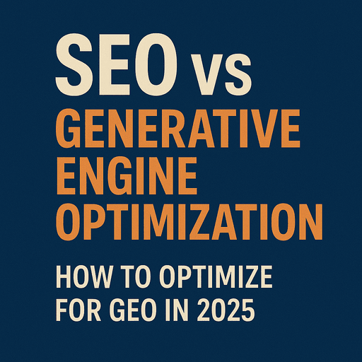 SEO vs Generative Engine Optimization: How to Optimize for GEO in 2025