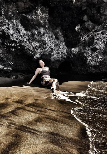 Mermaid photo session Tenerife