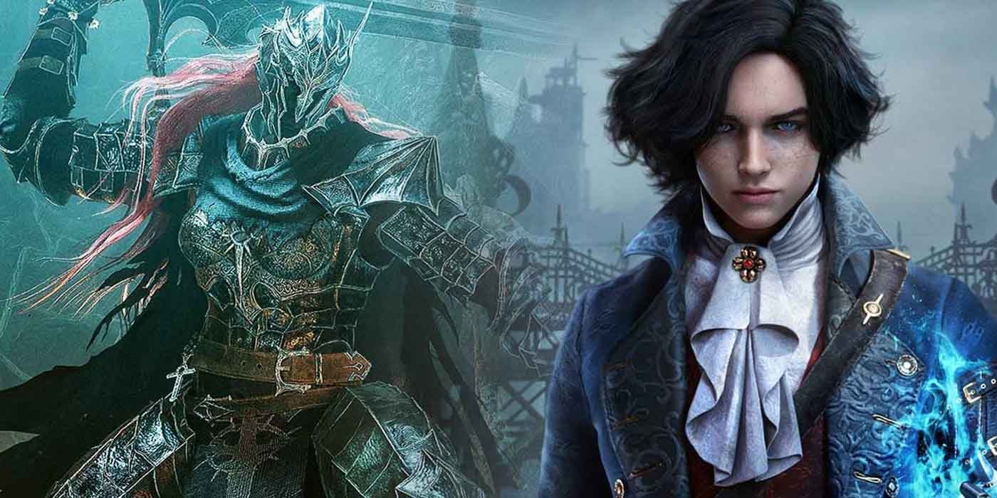 Armored knight from Lords of the Fallen and Pinnochio from Lies of P in gothic formal attire