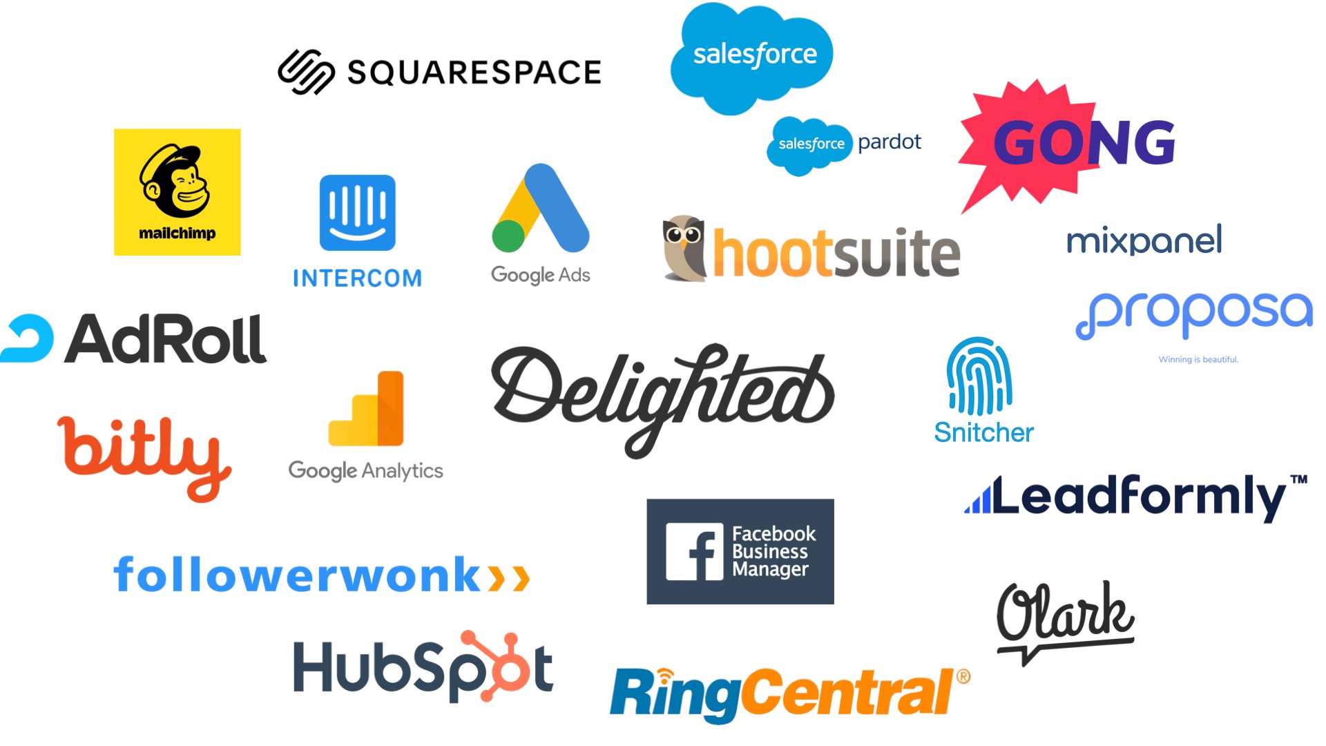 Tech Stack - A collection of logos from apps used by Paul Smith