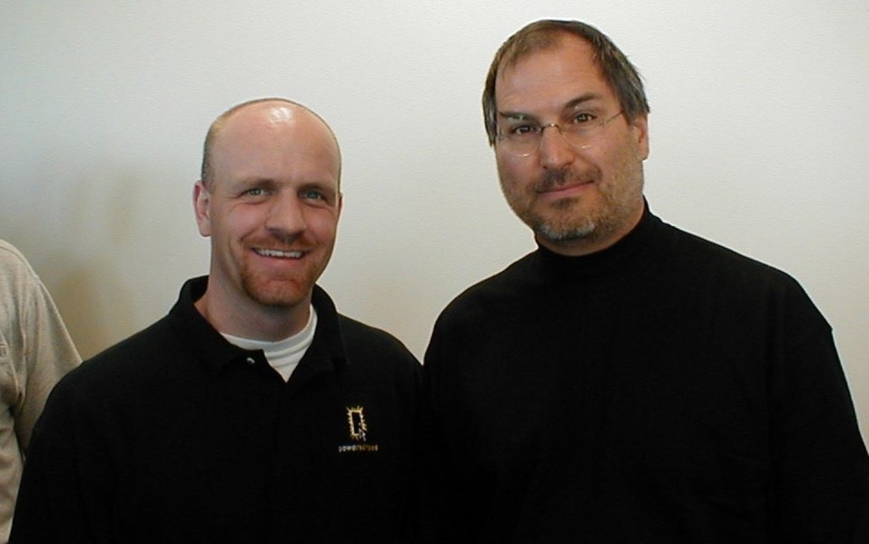 Paul Smith and Steve Jobs from Apple