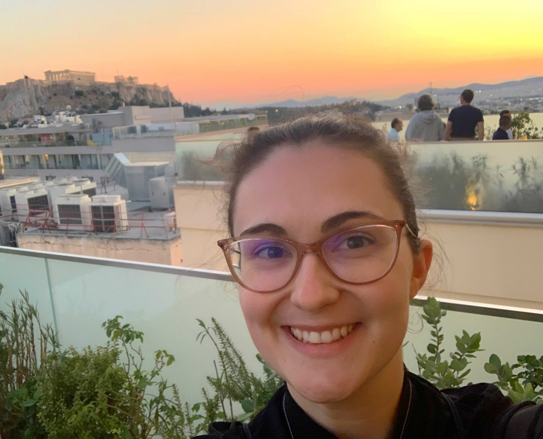 Me and the Acropolis in Athens, Greece
