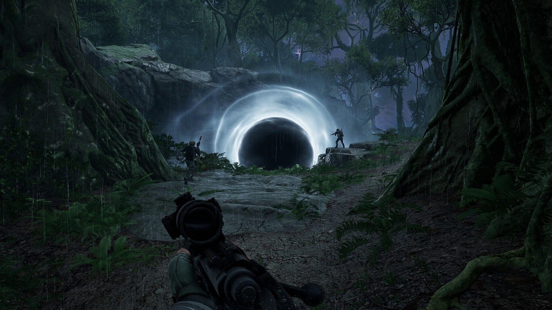 In-game footage from PUBG: Black Budget showing systemic narrative design in an extraction shooter.