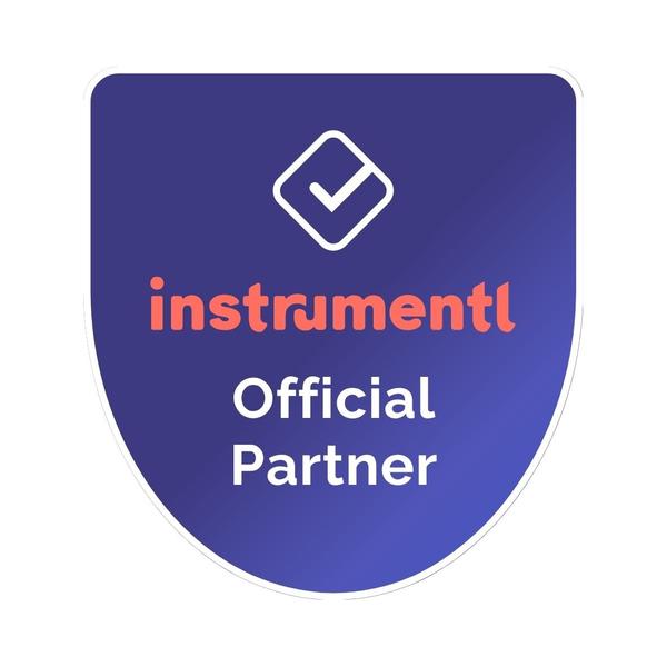 Text says, Instrumentl Official Partner