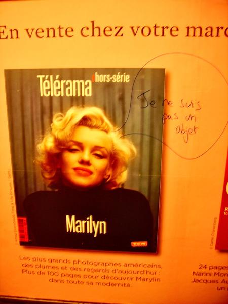 Poster of Marilyn Monroe thinking 