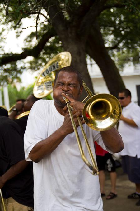 New Orleans trombone player