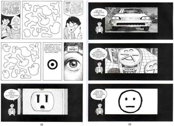 McCloud, S. (1994). [Understanding Comics, pgs. 32 and 33]
