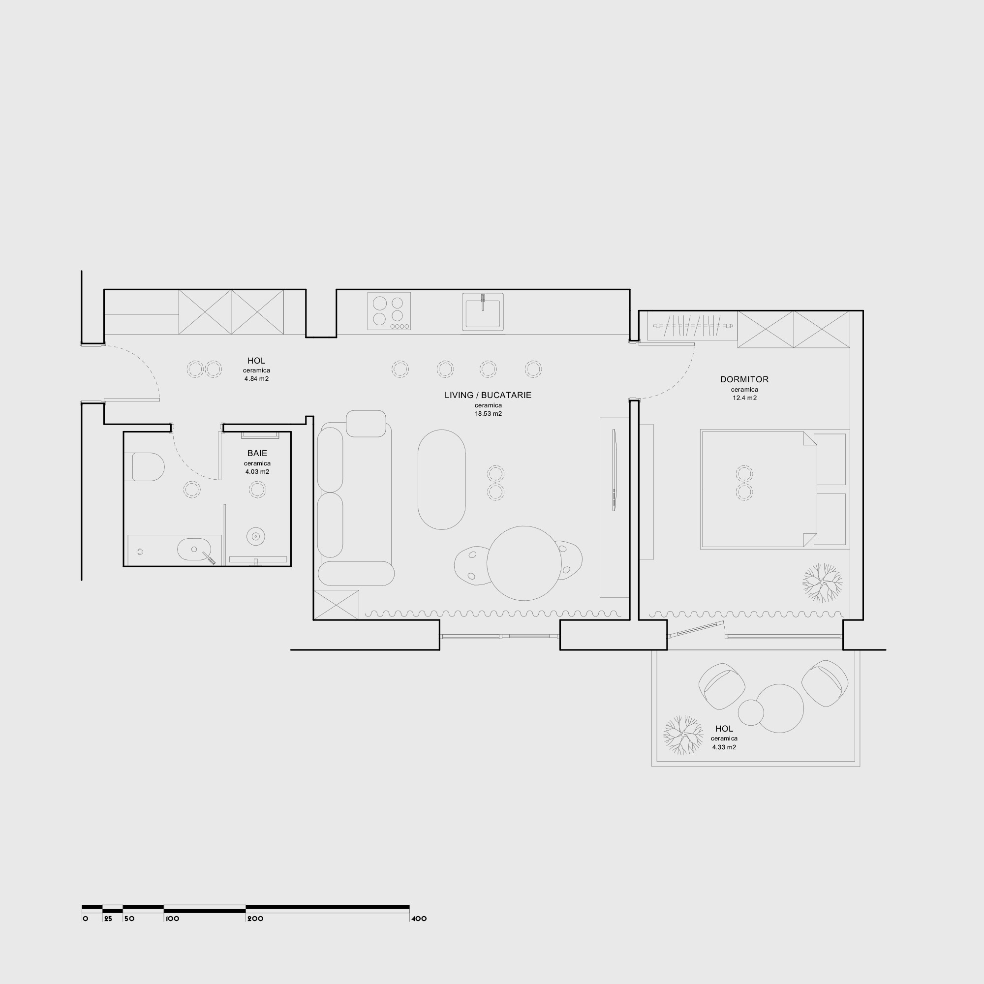 planimetrie apartament Cluj-Napoca
