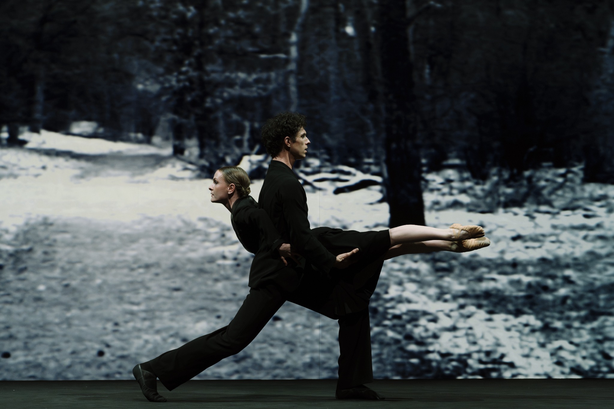 Hannah Galway and Christopher Gerty in Silent Screen. Hannah Galway and Christopher Gerty in Silent Screen.