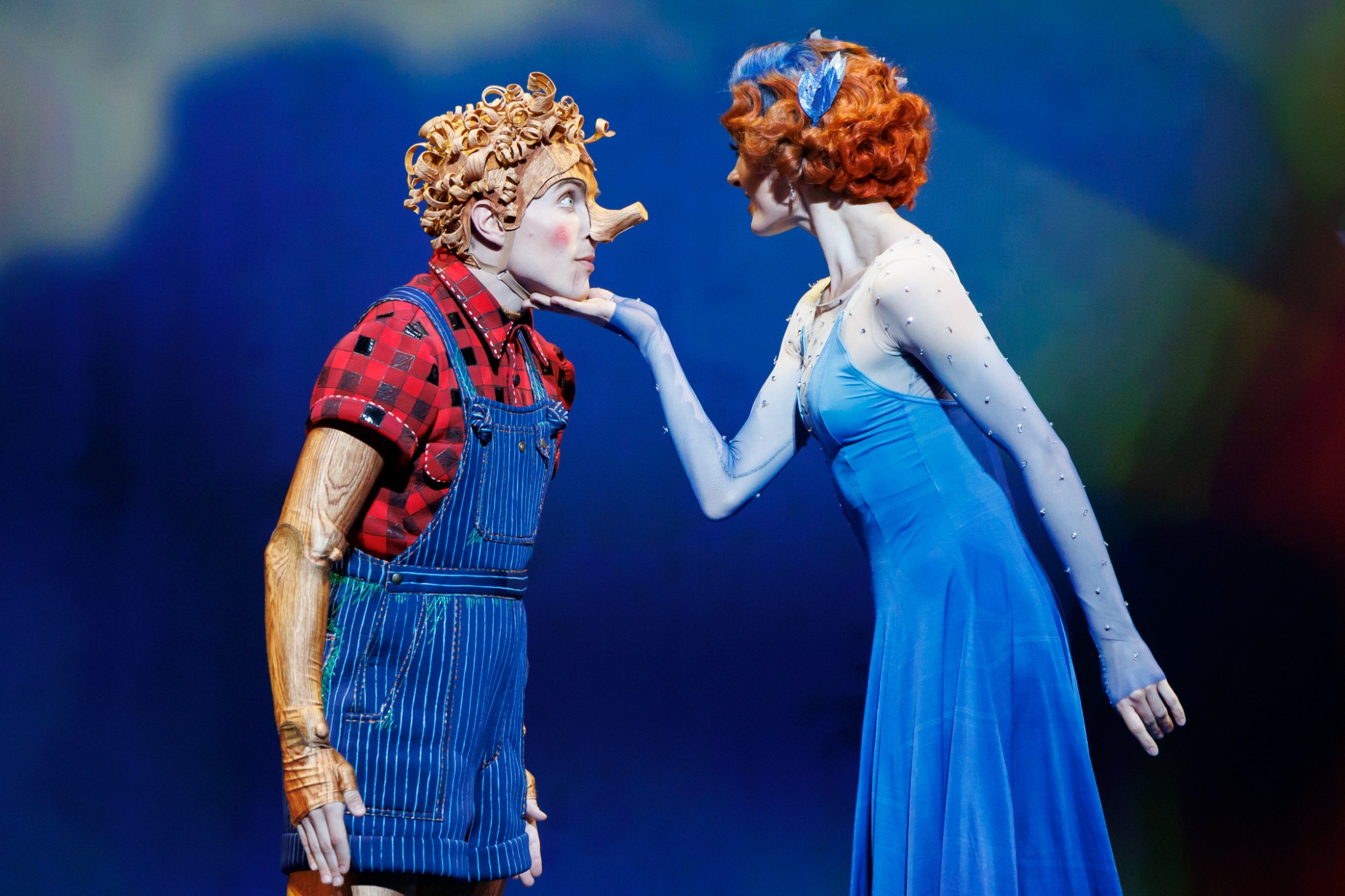 Noah Parets and Beckanne Sisk in Pinocchio. Photo by Bruce Zinger. Courtesy of The National Ballet of Canada.