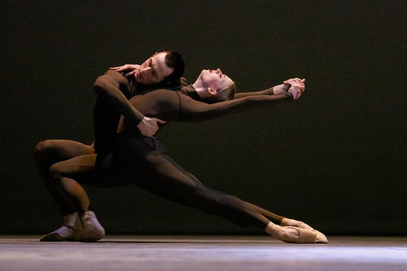 Christopher Gerty and Genevieve Penn Nabity in The Four Seasons.