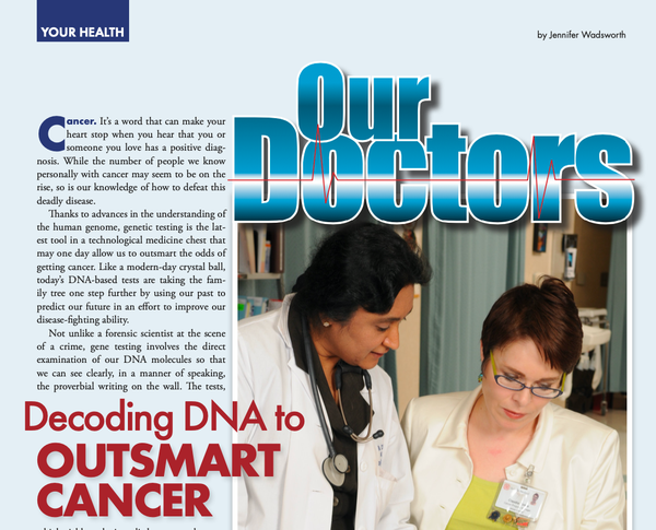 two doctors looking at a medical file