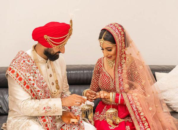 Sikh bride groom
