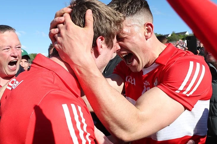 Shane McGuigan, Brendan Rogers, Slaughtneil, Derry, Ulster Champions 2022