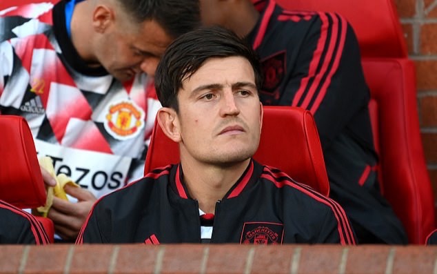 Maguire on the bench