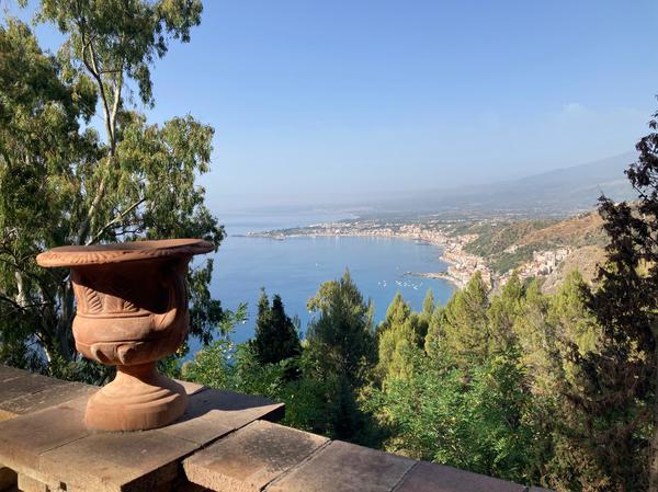 Villa Comunale, Taormina, Sicily by Giuseppe Grassi