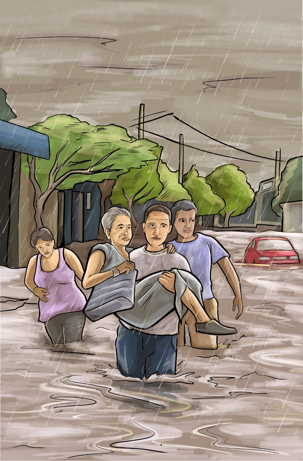 Después del daño: "Neris y el río"