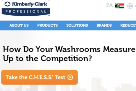 Kimberly-Clark Professional webpage