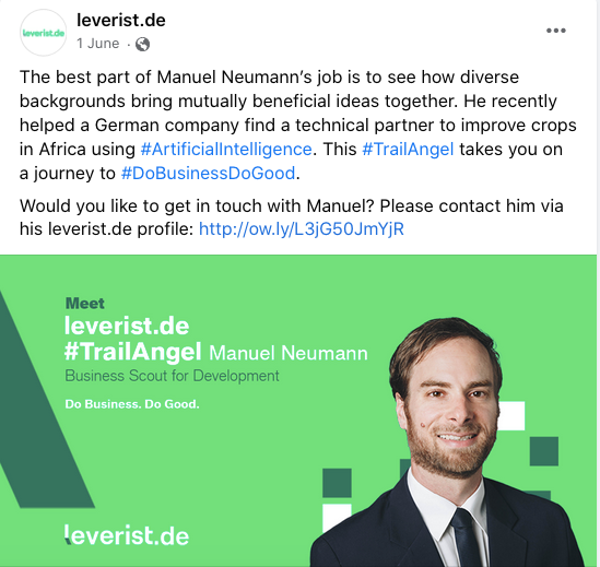 Social Media Posts Copywriting | Leverist.de