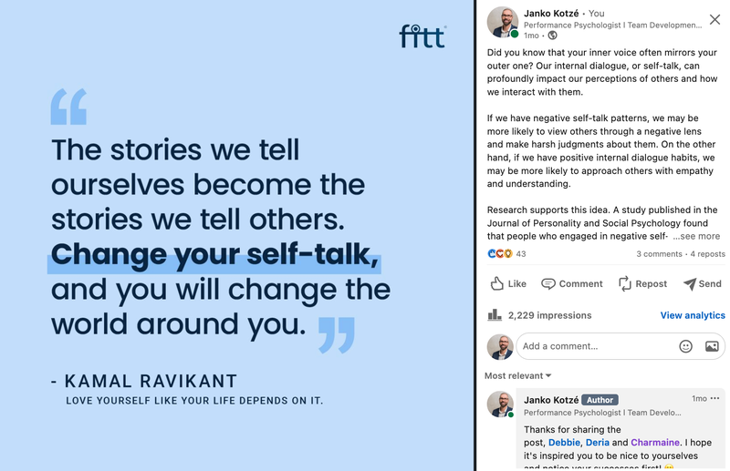 Ghostwriting for Janko Kotzé