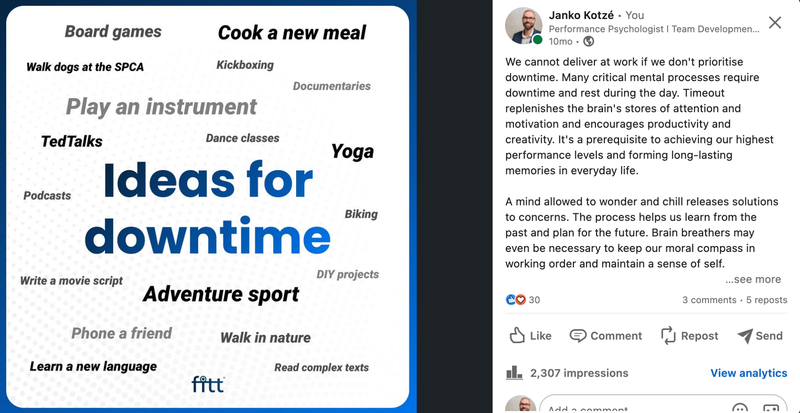 Ghostwriting for Janko Kotzé