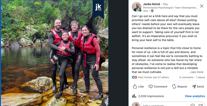 Ghostwriting for Janko Kotzé