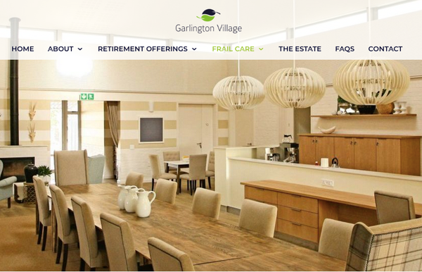 Garlington Village Retirement Lifestyle Estate website copywriting