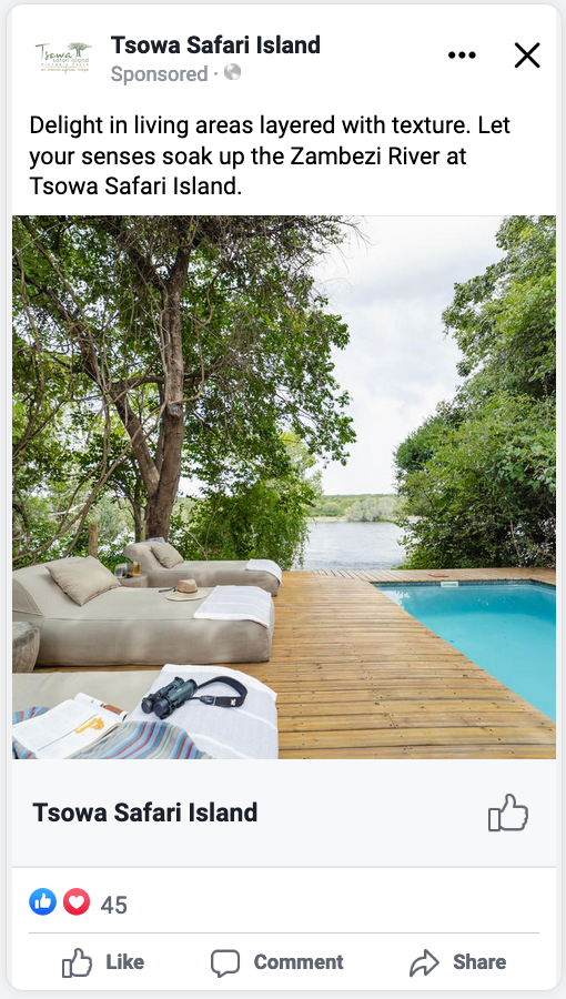 Isibindi Africa Lodges_Meta Ads Campaign