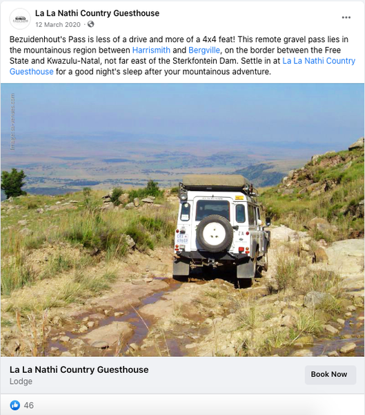 Social Media Full Suite Management | La La Nathi Country Guesthouse